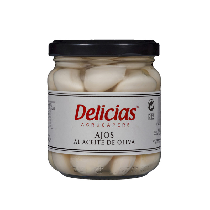 AJOS AL ACEITE DE OLIVA TARRO 210g